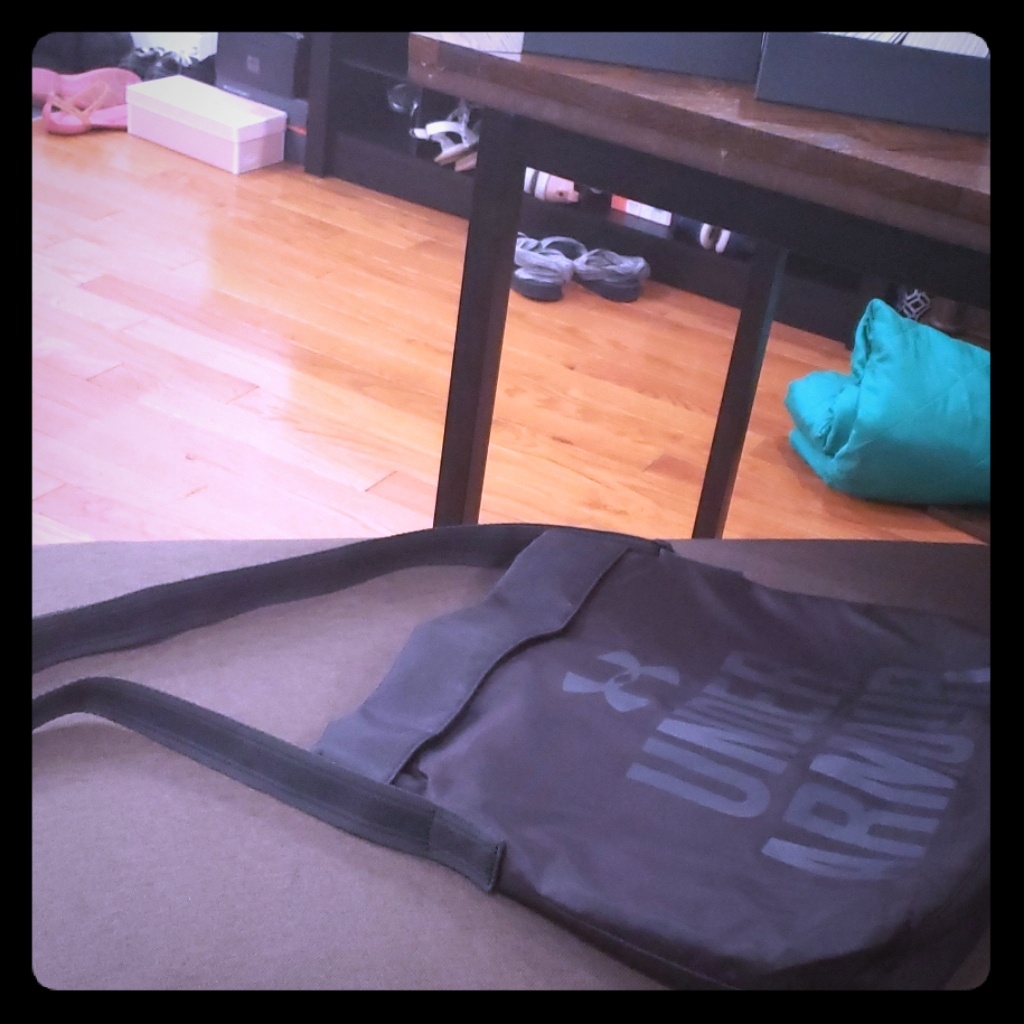 Black Under Armour Messenger Bag